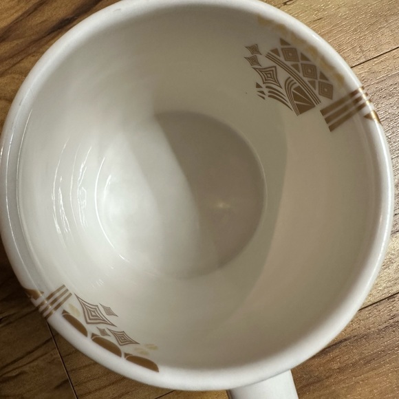 Set of 2 Starbucks gold themed mugs 2012 &‎ 2013 - Picture 10 of 11